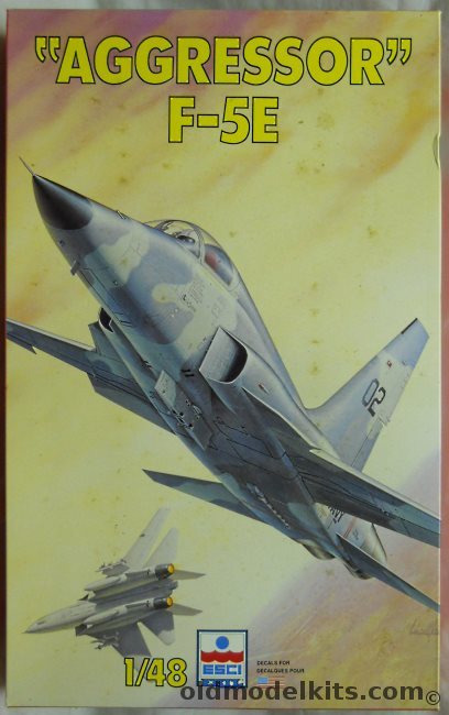 ESCI 1/48 Northrop F-5E Tiger II - USAF Aggressor US Navy - Two Different Paint/Marking Schemes, 4085 plastic model kit